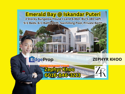 Emerald Bay @ Iskandar Puteri 3 Storey Bungalow House, Johor, Johor Bahru