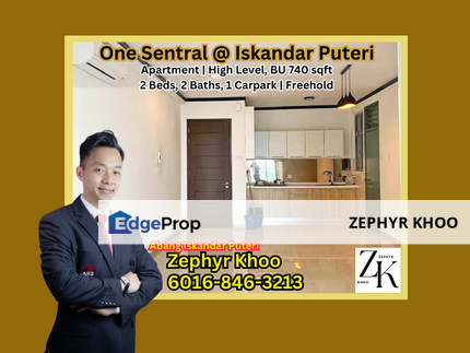 One Sentral @ Iskandar Puteri Apartment For Sale, Johor, Nusajaya