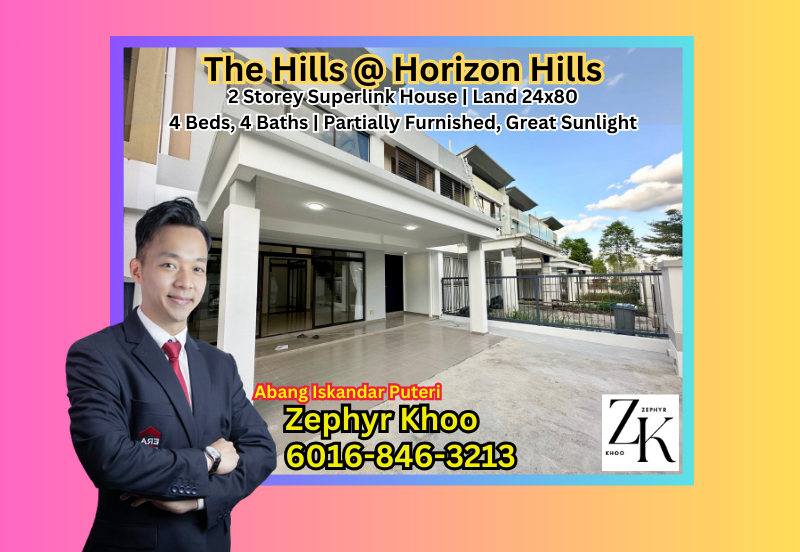 The Hills @ Horizon Hills 2 Storey Superlink House