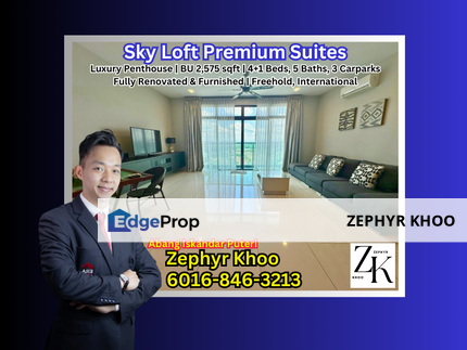  Sky Loft Premium Suites Luxury Penthouse Fully Furnished For Sale, Johor, Johor Bahru