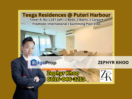 Teega Residences @ Puteri Harbour Apartment/Condominium For Sale, Johor, Kota Iskandar