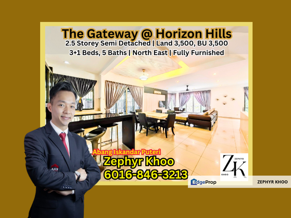 The Gateway @ Horizon Hills 2.5 Storey Semi Detached House For Sale Now!, Johor, Horizon Hills
