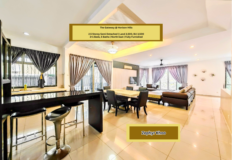 The Gateway @ Horizon Hills 2.5 Storey Semi Detached House For Sale Now!