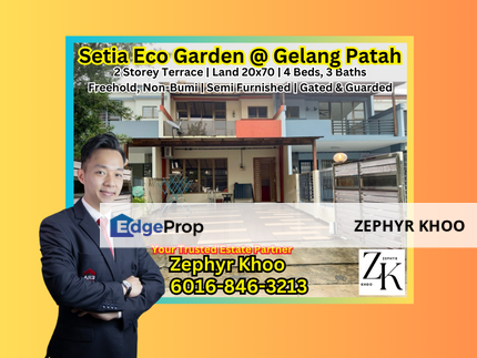 Setia Eco Garden @ Gelang Patah 2 Storey Terrace House For Sale, Johor, Gelang Patah