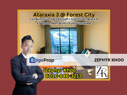 Ataraxia 3 @ Forest City Iskandar Puteri Condominium For Sale, Johor, Gelang Patah