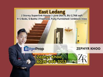 East Ledang @ Iskandar Puteri 2 Storey Superlink House For Sale, Johor, Nusajaya