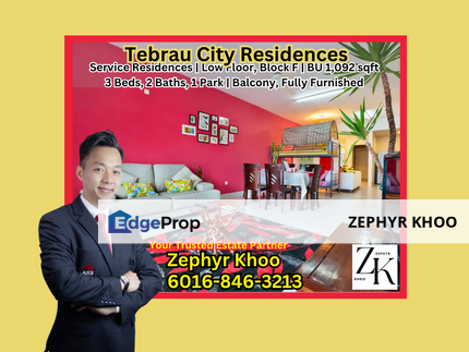 Tebrau City Residences Service Residences For Sale Best Price, Johor, Johor Bahru