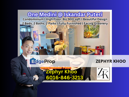  One Medini @ Iskandar Puteri Beautiful Condominium High Floor For Rent, Johor, Nusajaya