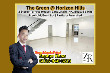The Green @ Horizon Hills - Double Storey Terrace House For Sale Now!