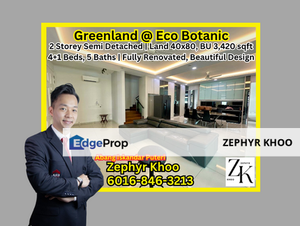 Eco Botanic @ Iskandar Puteri Nusajaya 2 Storey Semi Detached House Beautiful House For Rent, Johor, Nusajaya