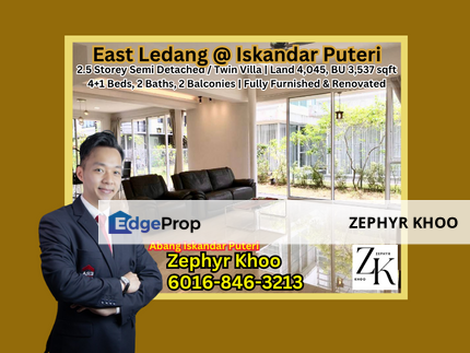 East Ledang @ Iskandar Puteri 2.5 Storey Semi Detached House / Twin Villa, Johor, Nusajaya