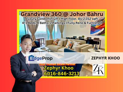 Grandview 360 @ Johor Bahru Nearby Southkey Mall,  Woodlands Luxury Condominium For Sale, Johor, Johor Bahru