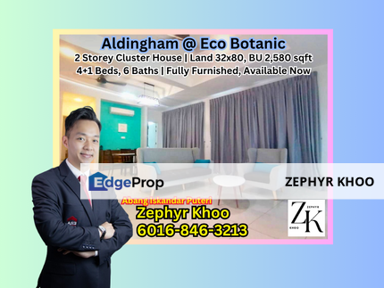 Aldingham @ Eco botanic Double Storey Cluster House For Rent, Johor, Nusajaya