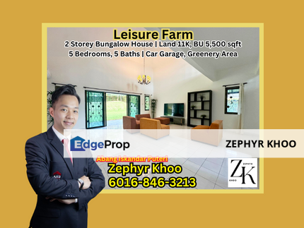 Leisure Farm Double Storey Bungalow For Sale, Johor, Gelang Patah