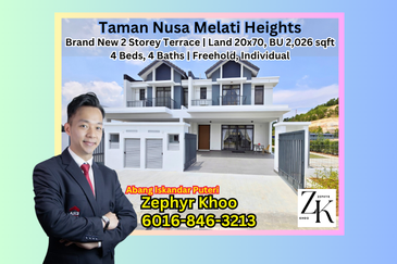 Taman Nusa Melati / Melati Heights Gelang Patah Johor Bahru - New 2 Storey Terrace House