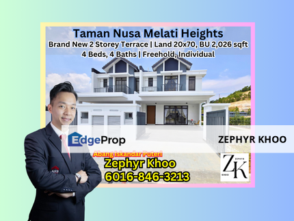 Taman Nusa Melati / Melati Heights Gelang Patah Johor Bahru - New 2 Storey Terrace House, Johor, Gelang Patah
