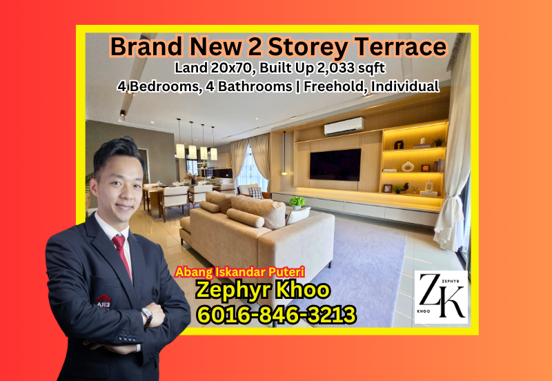 Brand New 2 Storey Terrace House For Sale