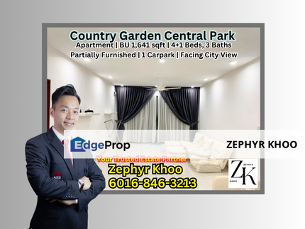 Country Garden Central Park @ Tampoi Apartment For Rent, Johor, Johor Bahru