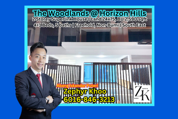 The Woodlands @ Horizon Hills 2 Storey Terrace / Superlink House For Sale