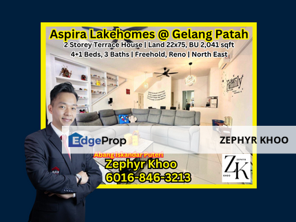Aspira Lakehomes @ Gelang Patah Double Storey Terrace House For Sale, Johor, Gelang Patah