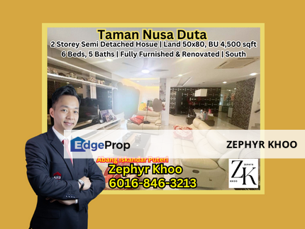 Taman Nusa Duta @ Iskandar Puteri Double Storey Semi Detached House, Johor, Johor Bahru