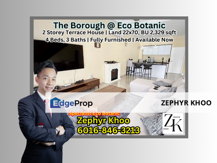 The Borough @ Eco Botanic  Double Storey Terrace House For Rent, Johor, Nusajaya