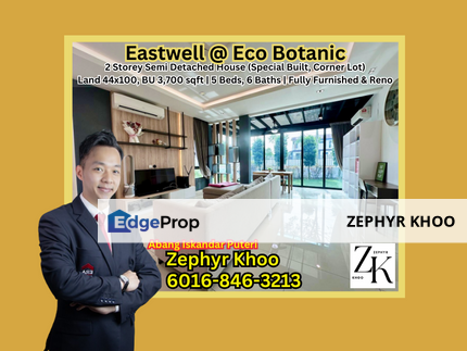 Eastwell @ Eco Botanic 2 Storey Semi Detached House For Sale, Johor, Nusajaya