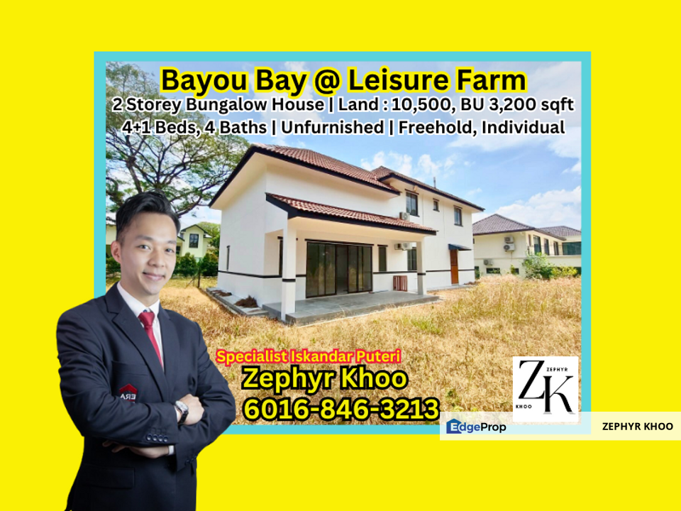 Bayou Bay @ Leisure Farm 2 Storey Bungalow House For Sale, Johor, Gelang Patah