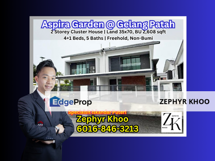 Aspira Garden @ Gelang Patah 2 Storey Cluster House For Sale, Johor, Gelang Patah