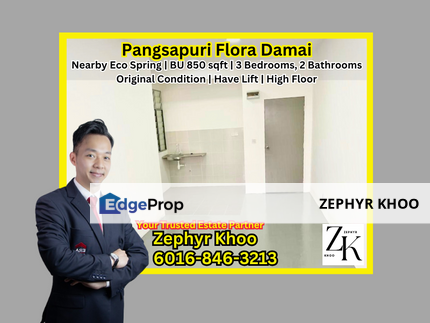 Pangsapuri Flora Damai Nearby Eco Spring For Sale, Johor, Johor Bahru