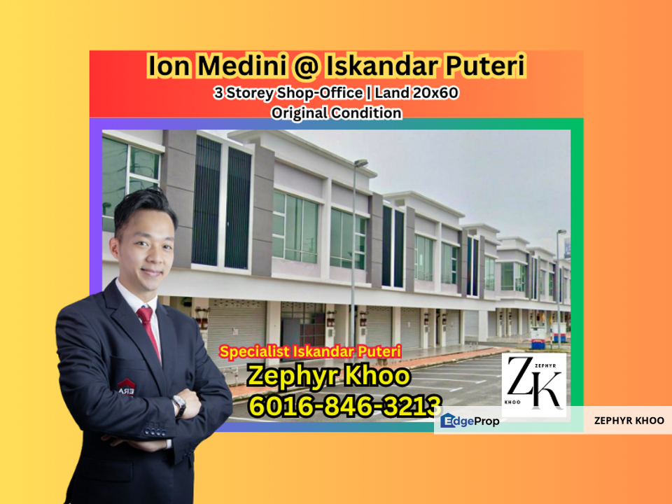 Ion Medini @ Iskandar Puteri 3 Storey Shop-Office For Rent, Johor, 