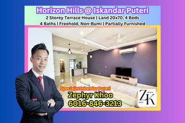Horizon Hills @ Iskandar Puteri 2 Storey Terrace House For Sale Now!
