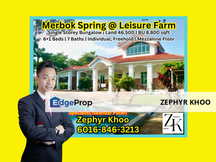 Merbok Spring @ Leisure Farm Bungalow House For Sale, Johor, Gelang Patah