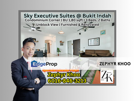 Sky Executive Suites @ Bukit Indah Corner Condominium For Sale, Johor, Johor Bahru