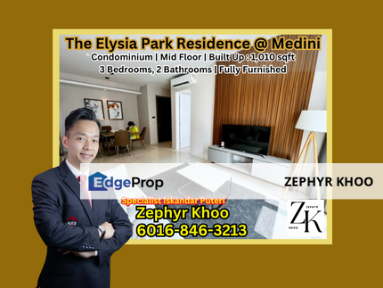 The Elysia Park Residence @ Medini, Iskandar Puteri Condominium For Rent, Johor, Nusajaya