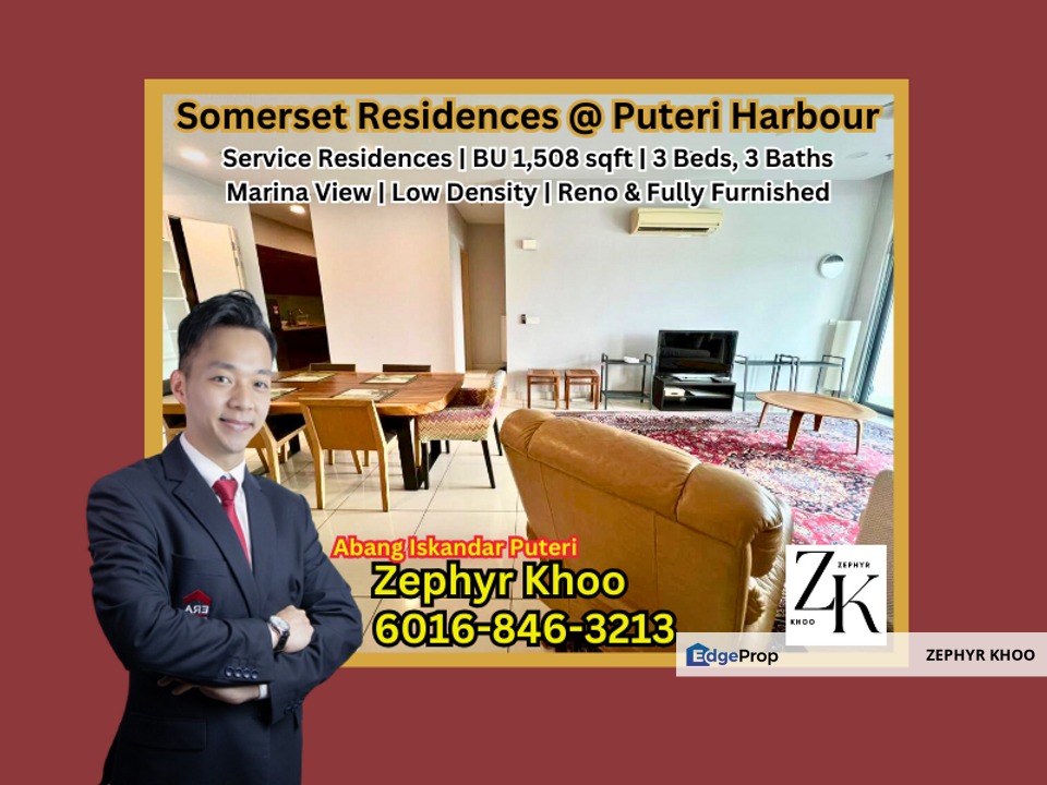 Somerset Residences @ Puteri Harbour Service Residences For Rent, Johor, Nusajaya