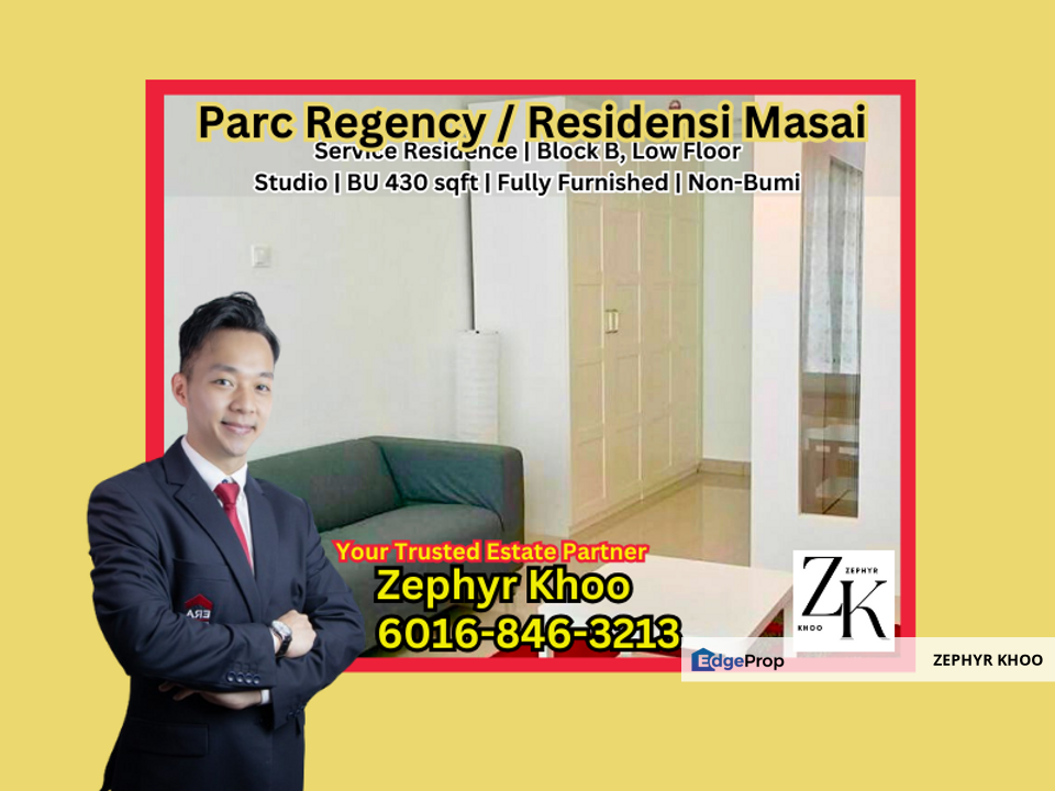 Parc Regency / Residensi Masai @ Plentong Service Residence For Sale, Johor, Masai