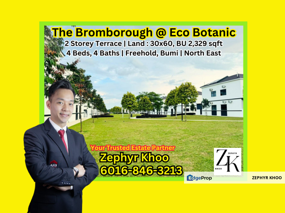 The Bromborough @ Eco Botanic Double Storey Terrace House For Sale, Johor, 