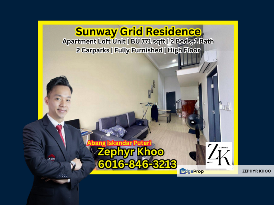 Sunway Grid Residence @ Sunway Iskandar Loft Apartment For Rent, Johor, 