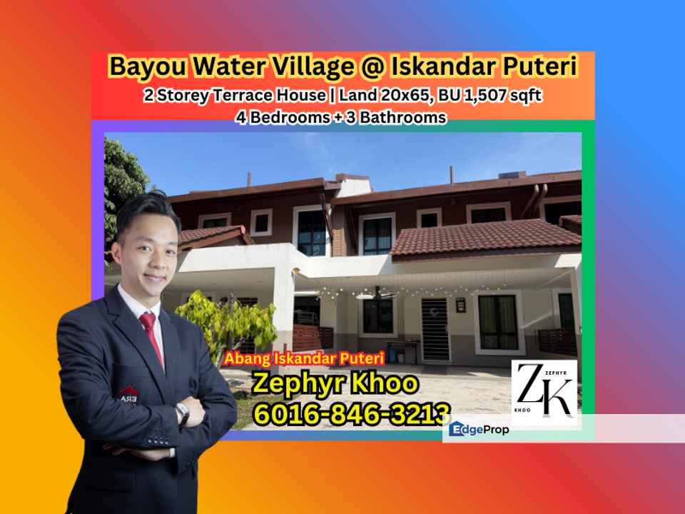 Bayou Water Village, Leisure Farm @Gelang Patah Double Storey Terrace House For Sale, Johor, Gelang Patah