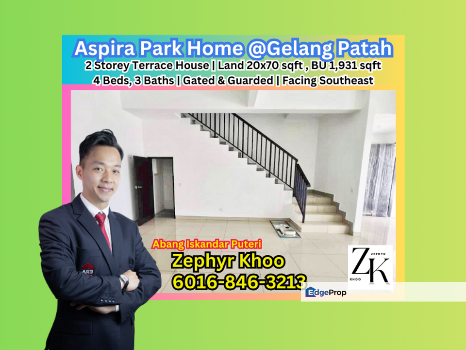 Aspira Park Home, @Gelang Patah, 2 Storey Terrace House For Sale Now !, Johor, Gelang Patah