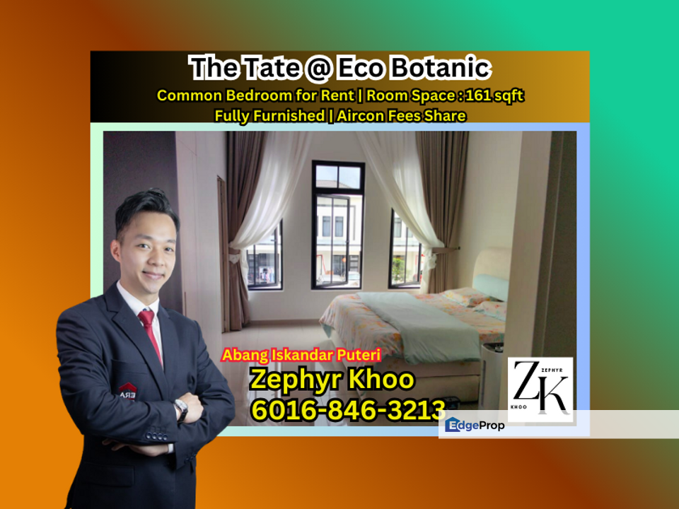 The Tate, Eco Botanic @ Iskandar Puteri, Common Bedroom for Rent !, Johor, Nusajaya