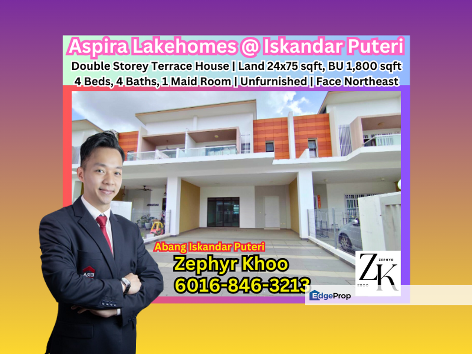 Aspira Lakehomes, Gelang Patah @ Iskandar Puteri , Double Storey Terrace House for Sale !, Johor, Gelang Patah