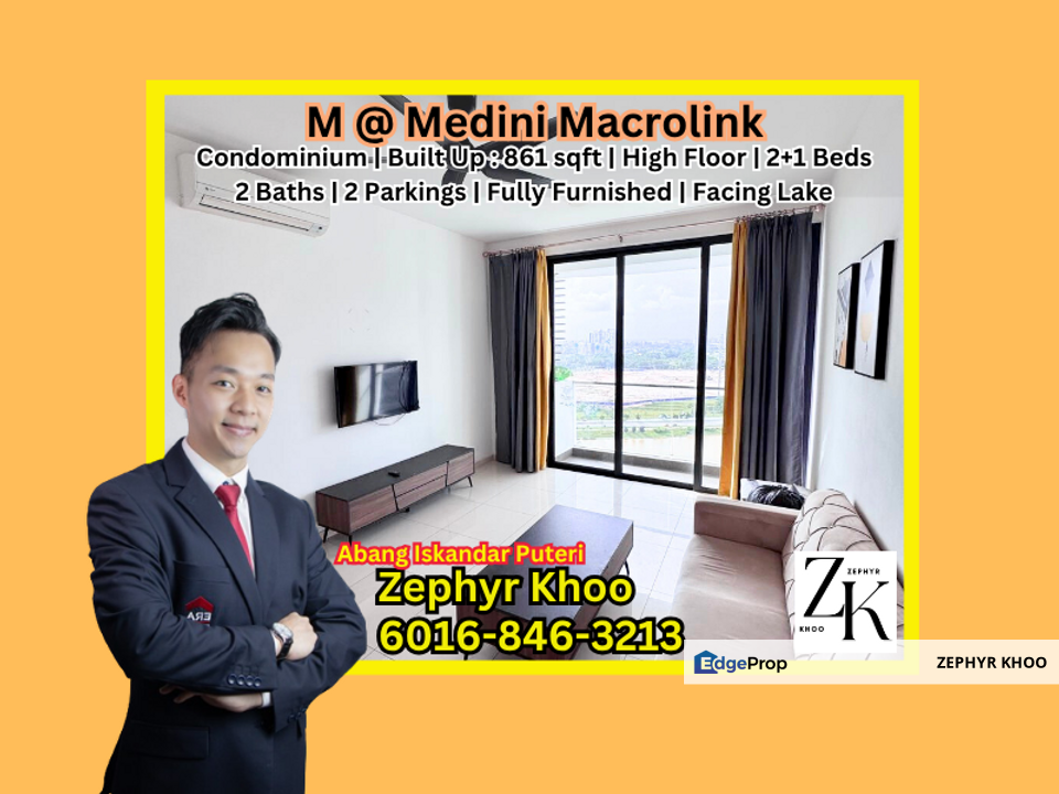 M @ Medini Macrolink High Floor Apartmenr For Rent, Johor, 