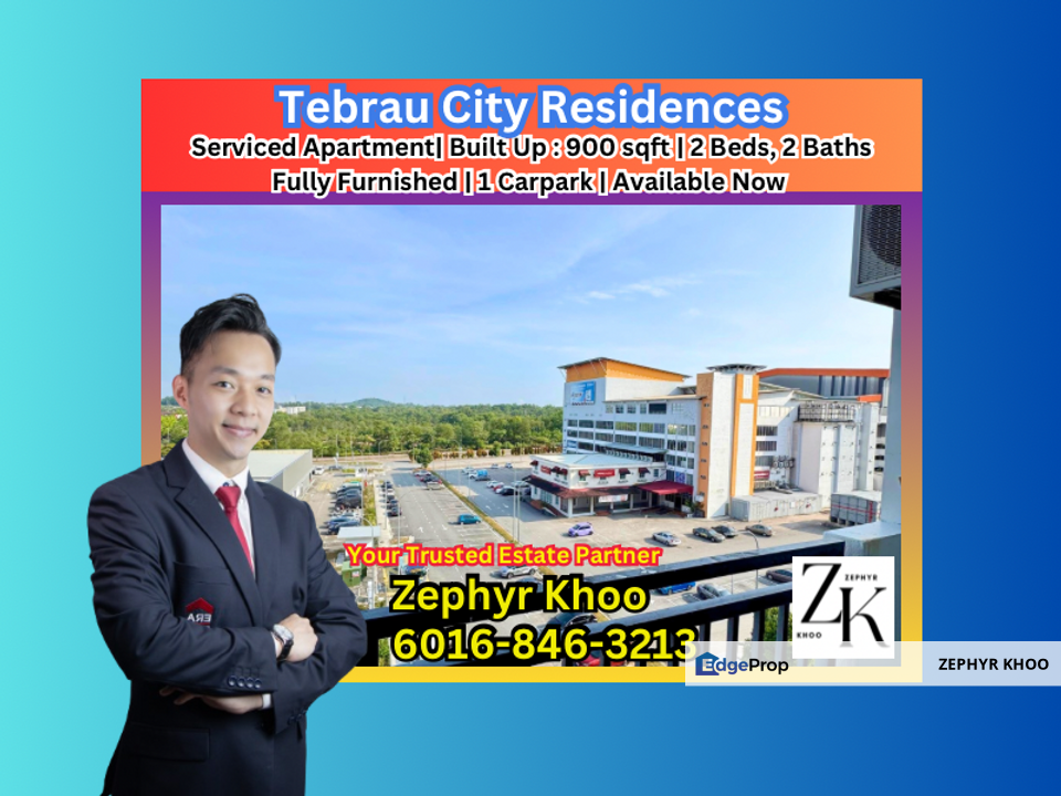 Tebrau City Residences Fully Furnished For Rent Now, Johor, Johor Bahru