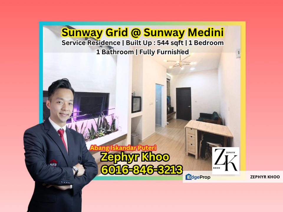 Sunway Grid Residence Beautifully Furnished For Rent, Johor, 