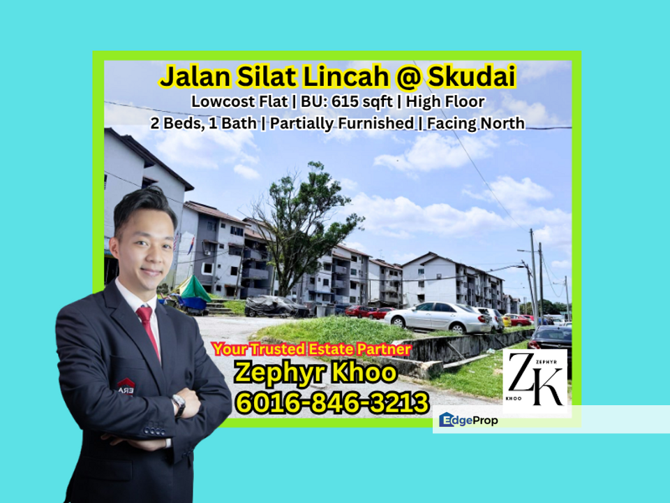Jalan Silat Lincah, Bandar Selesa Jaya @ Skudai Lowcost Flat for Sale !, Johor, Skudai