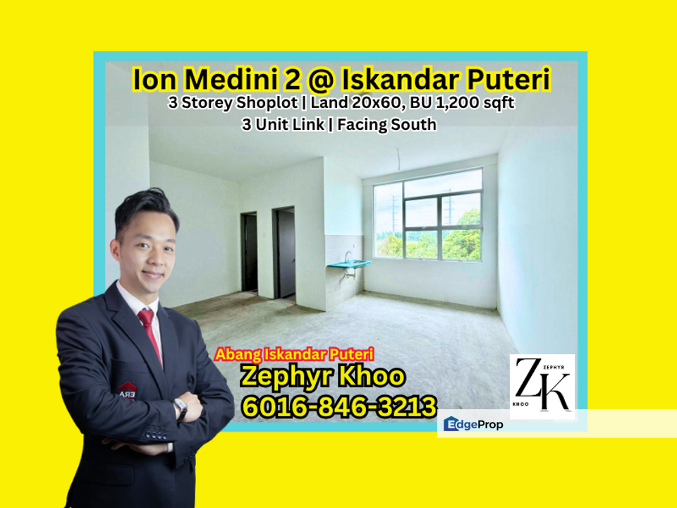 Ion Medini 2, Iskandar Puteri @ Medini 3 Storey Shoplot for Rent !, Johor, 