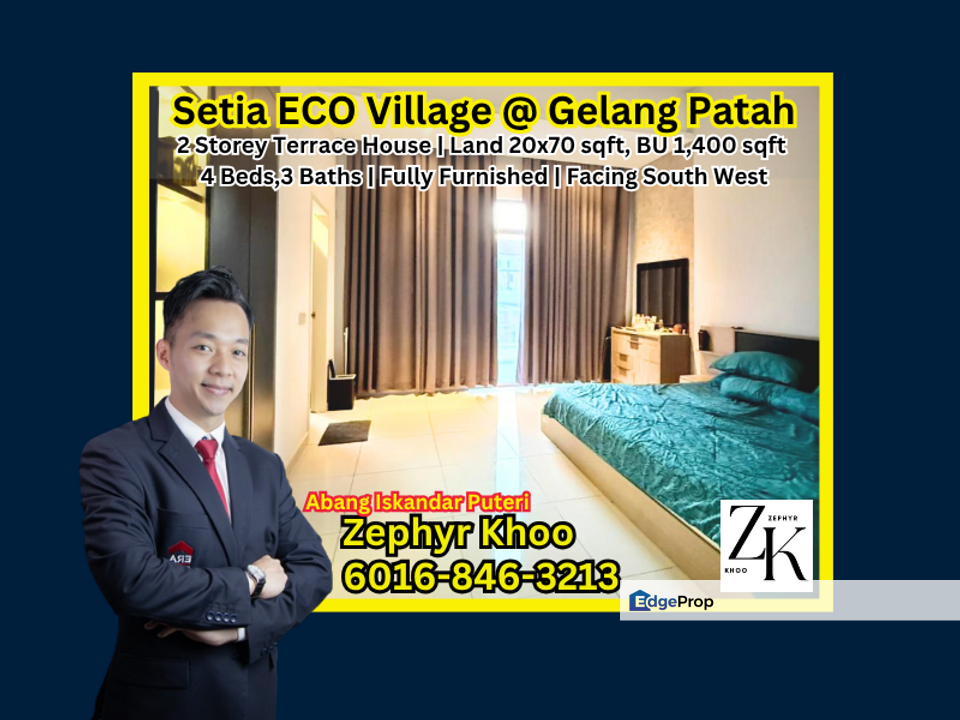 Setia Eco Village @ Gelang Patah 2 Storey Terraced House for Rent !, Johor, Gelang Patah