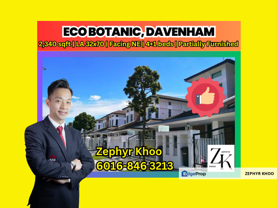 4+1 beds Best Deal Eco Botanic Davenham Double Storey Cluster House for